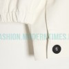 Prada - 23FW Cream White Lamb Skin Soft Sheepskin Lapel Jacket