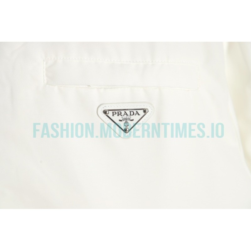 Prada - 22FW Triangle Pocket Poplin Hooded Jacket