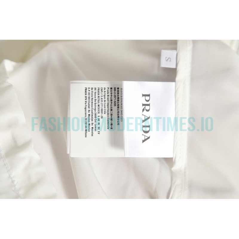 Prada - 22FW Triangle Pocket Poplin Hooded Jacket