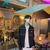 Prada - 23SS Recycled Nylon Spliced Stand-up Collar Jacket
