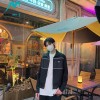 Prada - 23SS Recycled Nylon Spliced Stand-up Collar Jacket