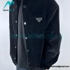 Prada - 23FW Flocked Triangle Label Jacket