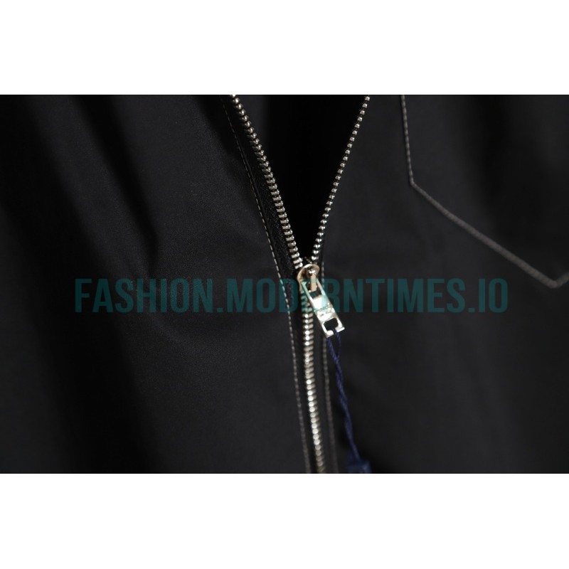 Prada - 23SS Contrasting Color Zip-up Shirt Jacket