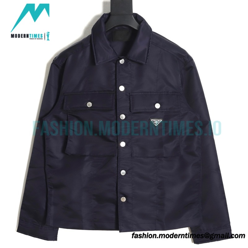 Prada - Long Sleeve Nylon Jacket 