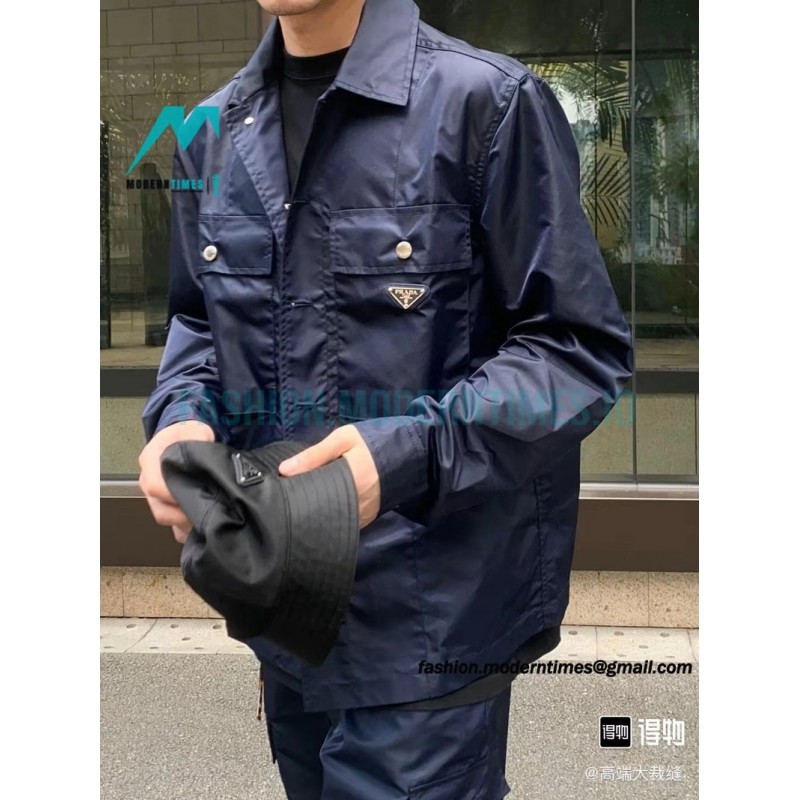 Prada - Long Sleeve Nylon Jacket 
