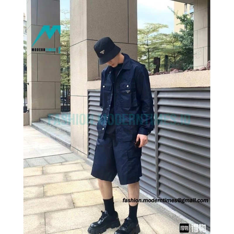Prada - Long Sleeve Nylon Jacket 