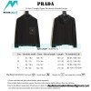 Prada - 23 New Triangle Zipper Patchwork Hooded Jacket