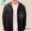 Prada - 23 New Triangle Zipper Patchwork Hooded Jacket