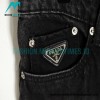 Prada - 23SS Triangle Label Washed Jeans