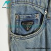 Prada - 23SS Triangle Label Washed Jeans