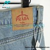 Prada - 23SS Triangle Label Washed Jeans