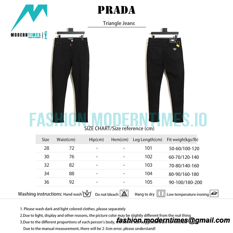 Prada - Triangle Jeans