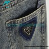 Prada - Triangle Back Jeans