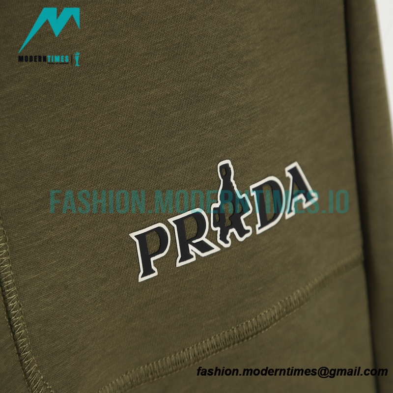 Prada - 23ss Iron Triangle Pocket Overalls Pants