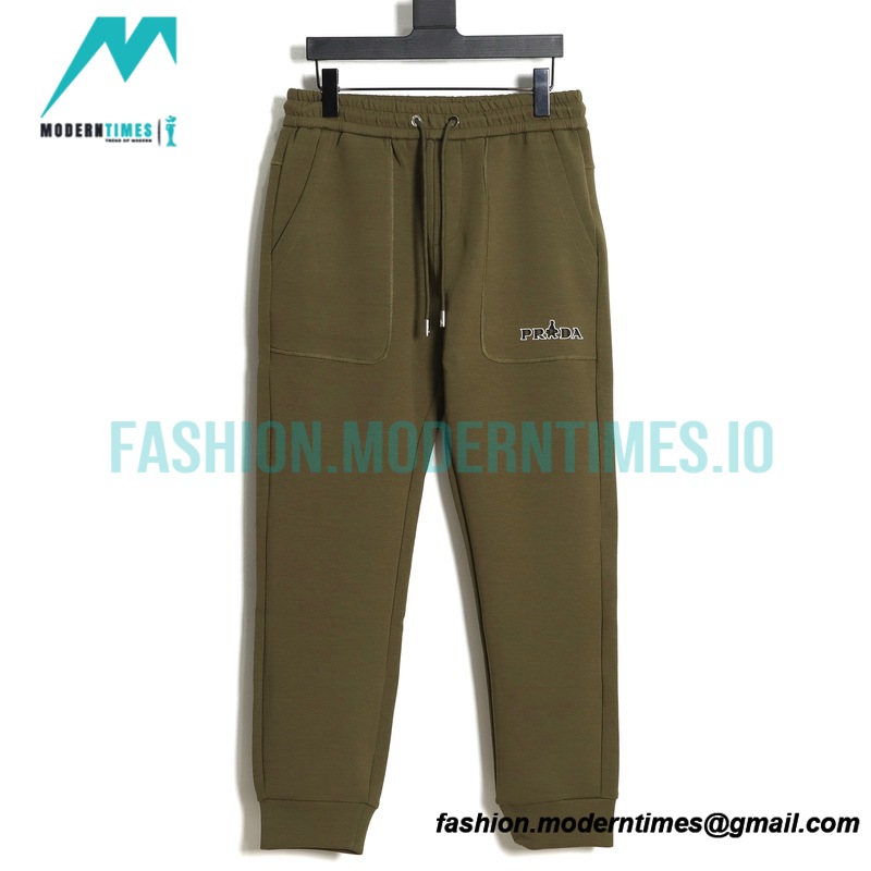Prada - 23ss Iron Triangle Pocket Overalls Pants