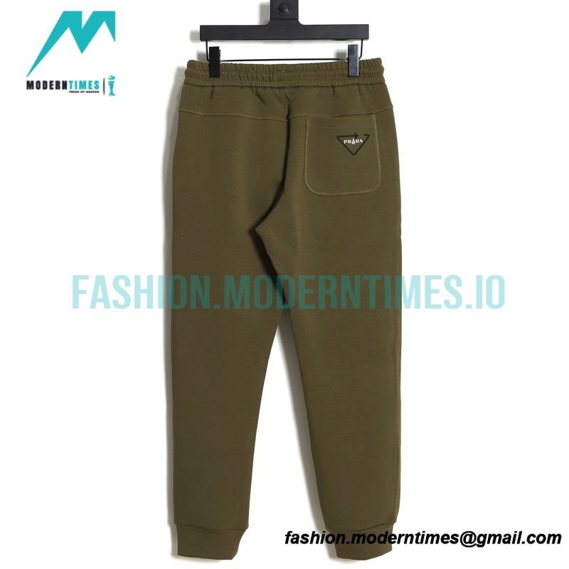Prada - 23ss Iron Triangle Pocket Overalls Pants