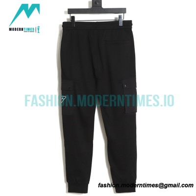 Prada - 23ss Iron Triangle Pocket Overalls Pants