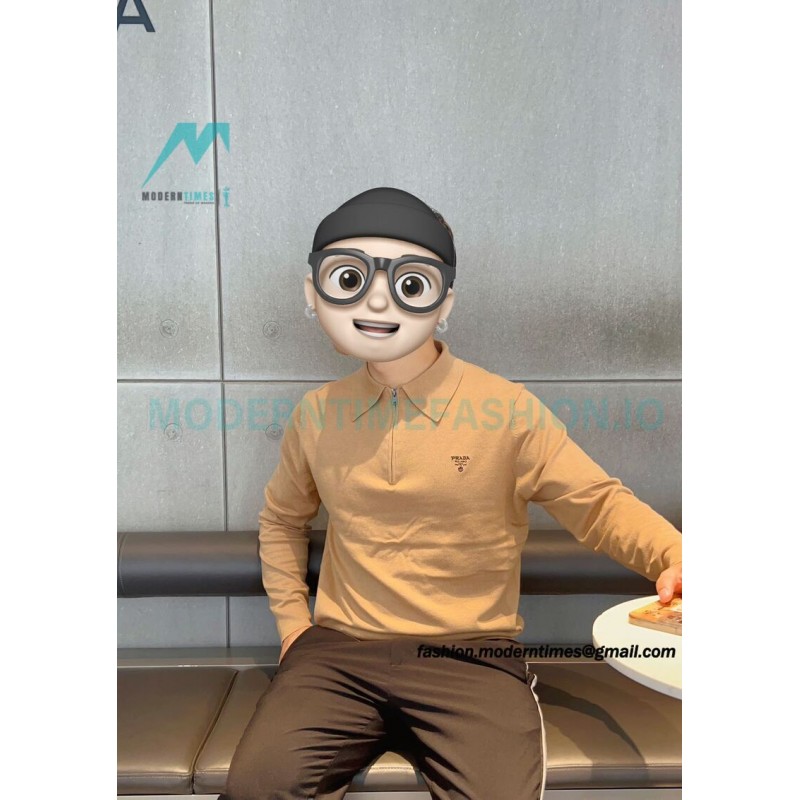 Prada - 23FW Half-zipper Bottom Knit Sweater