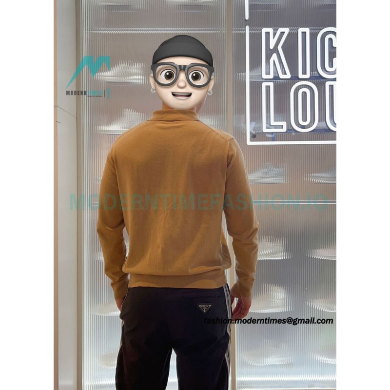 Prada - 23FW Half-zipper Bottom Knit Sweater