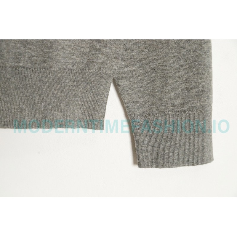 Prada - 23FW Half-zipper Bottom Knit Sweater