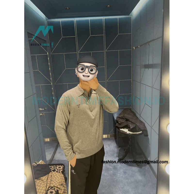 Prada - 23FW Half-zipper Bottom Knit Sweater