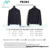 Prada - 23FW Half-zipper Bottom Knit Sweater