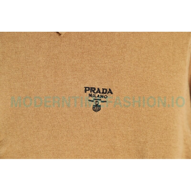 Prada - 23FW Half-zipper Bottom Knit Sweater