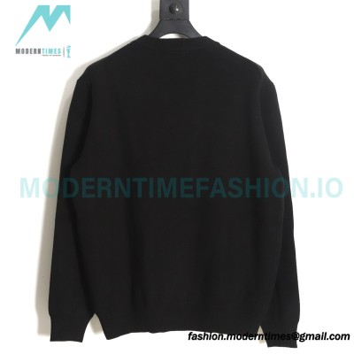 Prada - 22ss Triangle Pocket Knitted Long-sleeved Sweater