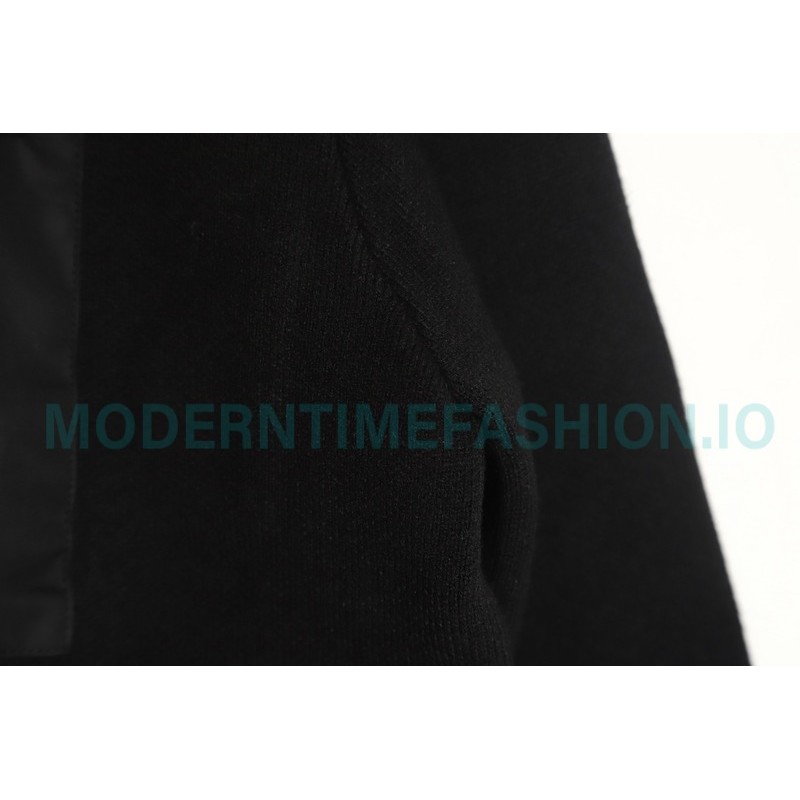 Prada - 22ss Triangle Pocket Knitted Long-sleeved Sweater