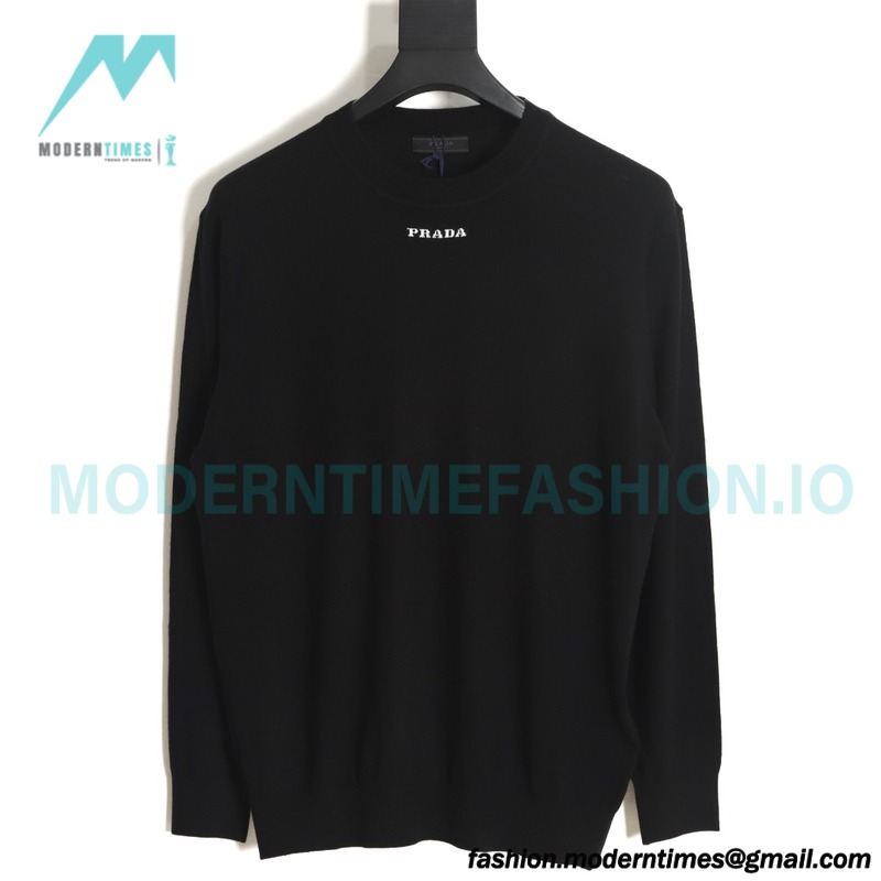 Prada - 23SS 4-Bar Smoke-blue Flannel Long-sleeved Shirt Jacket