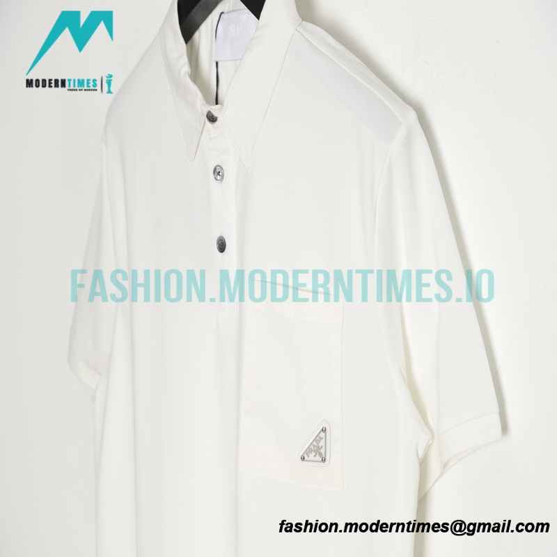 Prada - Classic Iron Pocket Logo Short-sleeved Polo Shirt
