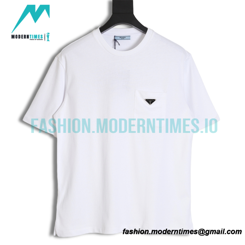 Prada - 23SS Triangle Pocket Short Sleeve T-shirt