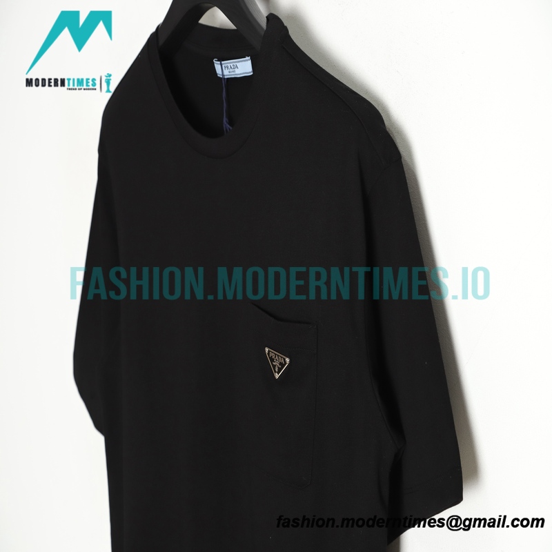 Prada - 23SS Triangle Pocket Short Sleeve T-shirt
