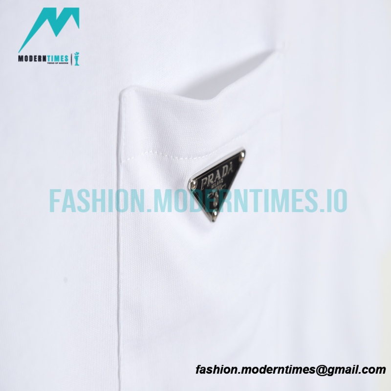 Prada - 23SS Triangle Pocket Short Sleeve T-shirt