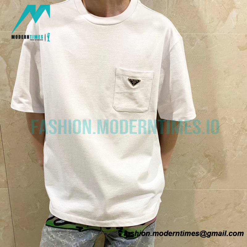 Prada - 23SS Triangle Pocket Short Sleeve T-shirt