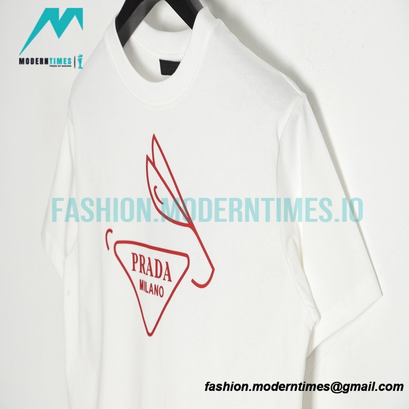 Prada - 23ss Rabbit Year Limited Rabbit Short Sleeve