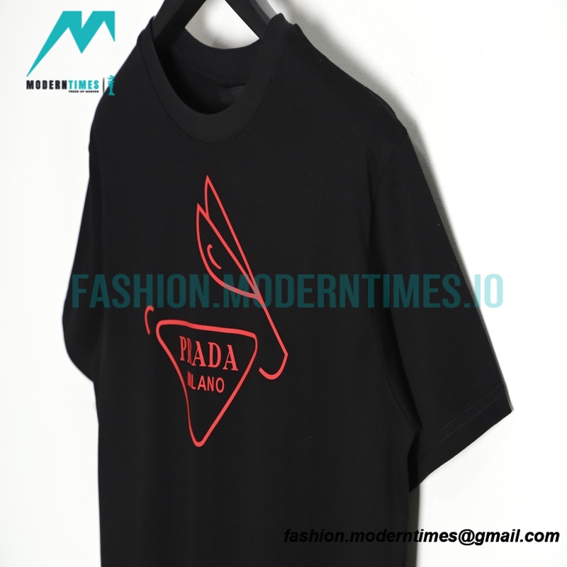 Prada - 23ss Rabbit Year Limited Rabbit Short Sleeve