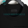Prada - Classic Triangle Embossed Letter Logo Round Neck Short-sleeved T-shirt