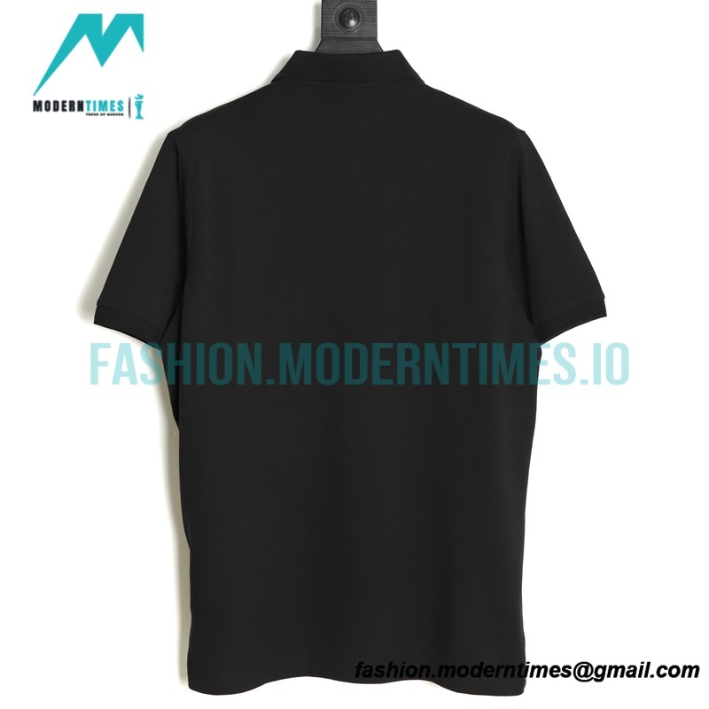 Prada - 22ss Triangle Nylon Stitching Polo Short Sleeve