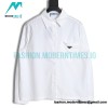 Prada - 23ss Triangle Pocket Poplin Long-sleeved Shirt
