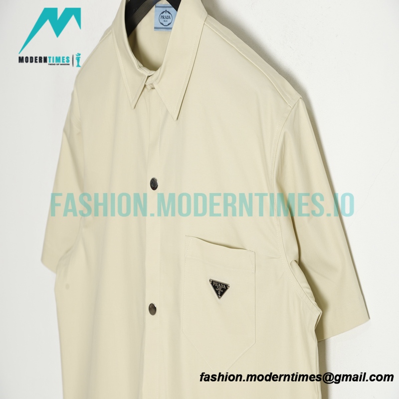 Prada - Triangle Short Sleeve Shirt