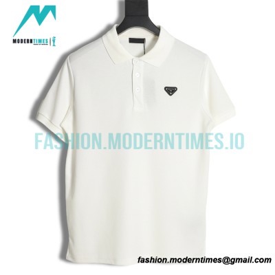 Prada - Classic Triangle Polo Short Sleeve