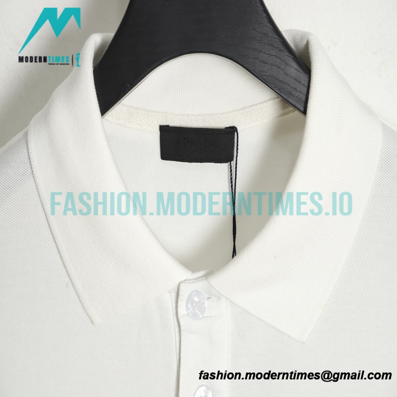 Prada - Classic Triangle Polo Short Sleeve