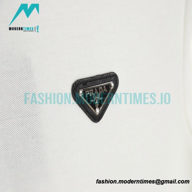 Prada - Classic Triangle Polo Short Sleeve