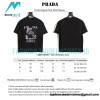 Prada - Poster Figure Print Short Sleeve