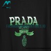 Prada - 23ss Gradient Bead Letter Short Sleeve