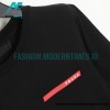 Prada - 23ss Silk Stitching Red Trim Short Sleeve