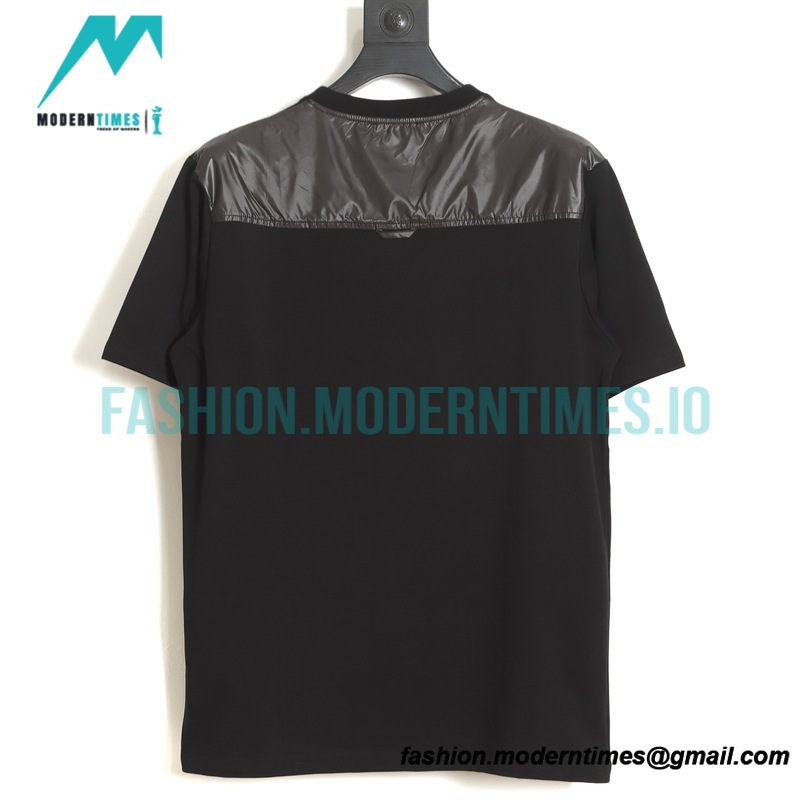 Prada - 23ss Silk Stitching Red Trim Short Sleeve
