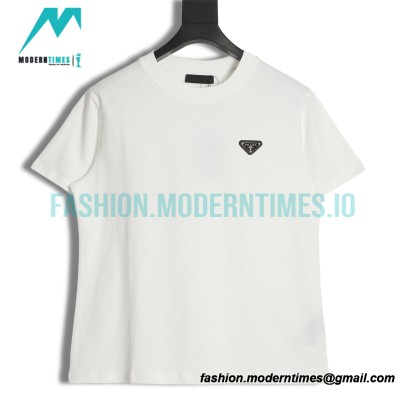 Prada - Triangle Logo Couple Short Sleeve T-shirt