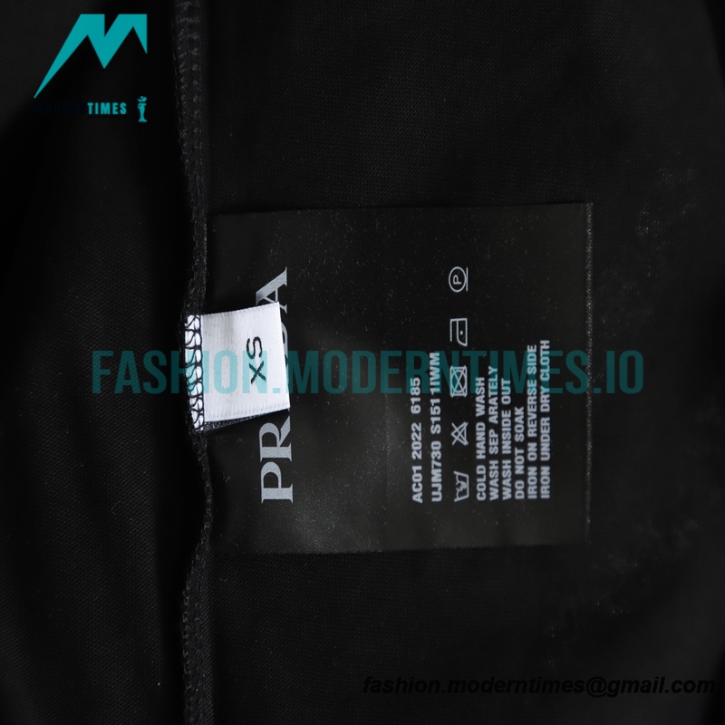 Prada - Triangle Logo Couple Short Sleeve T-shirt